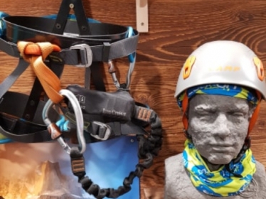 ensemble casque longe baudrier